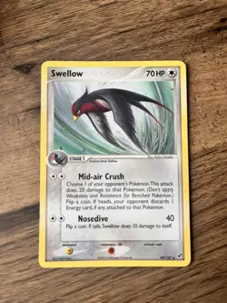 Pokemon TCG Swellow EX Deoxys 49/107 Regular Uncommon - VG - Image 1