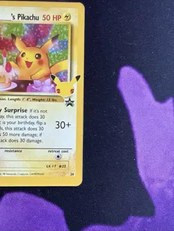 ______'s Pikachu 24/53 Celebrations: Classic Collection Holo Classic Collection - Image 4