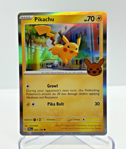 2023 Pokemon Trick or Trade Pikachu 62/193 Holo - Image 1