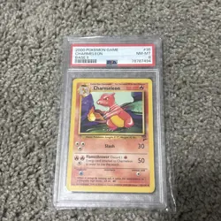 2000 POKEMON BASE SET 2 #35 CHARMELEON PSA 8 - Image 1