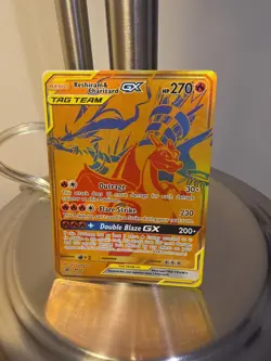 Reshiram & Charizard GX Tag Team SM247 Pokemon Sun & Moon Promo Near Mint (NM) - Image 1