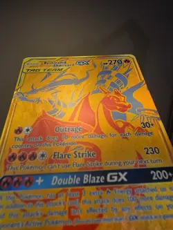 Reshiram & Charizard GX Tag Team SM247 Pokemon Sun & Moon Promo Near Mint (NM) - Image 2
