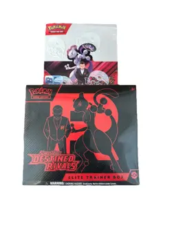 Pokemon Destined Rivals Booster Box + ETB Combo FACTORY SEALED - Image 1