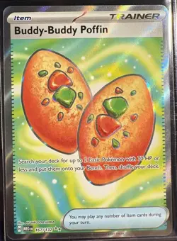 Buddy-Buddy Puffin 167/132 Mega Evolution Full Art Trainer Pokemon TCG NM - Image 1