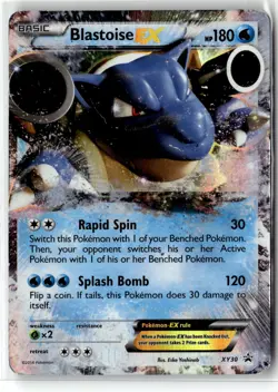 Blastoise EX ⭐ XY30 Holo Promo XY Black Star Promos 2013 Pokemon MP - Image 1
