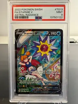 Pokemon TCG PSA 9 MINT Starmie V TG13/TG30 Astral Radiance English - Image 1