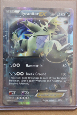 Pokemon TCG Tyranitar EX 42/98 XY - Ancient Origins Holo - Image 1