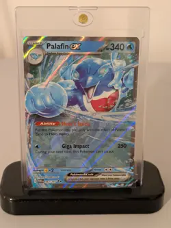 Pokemon TCG Palafin Ex S&V Twilight Masquerade 061/167 Holo Double Rare, NM - Image 1