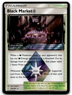 2019 Pokemon Black Market Prism Star Rare Prism Star #134 Holo - Image 1
