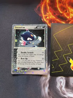 Pokemon Sneasel ex 103/109 [EX Ruby & Sapphire] Holo🌀Swirl🌀033💎Near Mint NM💎 - Image 3