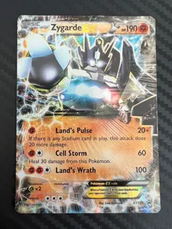 Pokemon TCG Zygarde-EX Shiny Kalos Tins XY151 Holo Holo Rare EX HP - Image 1