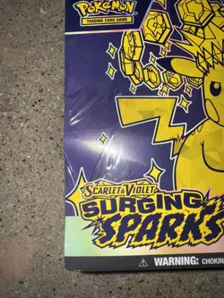 Pokemon TCG Surging Sparks Pokemon Center Elite Trainer Box ETB - DAMAGE - Image 2