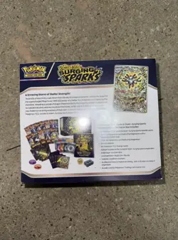 Pokemon TCG Surging Sparks Pokemon Center Elite Trainer Box ETB - DAMAGE - Image 3