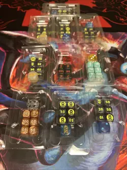 Pokemon TCG ETB Dice Set 7 Pieces, Sealed, X10 - Image 1