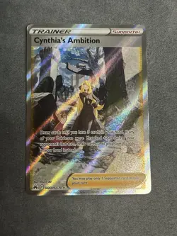 Pokemon TCG Cynthia's Ambition Crown Zenith: Galarian Gallery GG60/GG70 - Image 1