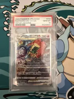 PSA 10 SEQUENTIAL Charizard 212/172 Mewtwo 221/172 SAR VSTAR Universe Pokemon - Image 2