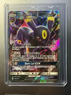 Umbreon GX #80/149 | Full Art Ultra Rare Holo Sun & Moon 2017 Pokemon TCG - Image 1