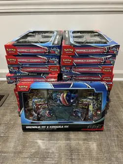 Pokemon Greninja & Kingdra + Snorlax Ex Special Collection Boxes - Lot of 29 - Image 2