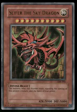 Yugioh! Slifer the Sky Dragon GBI-001 Ultra Rare MP - Image 1