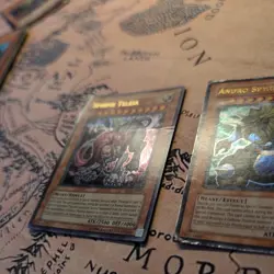 Theinen, Andro, Teleia, Sphinx Set EP1-EN001/2/3 Ultra Rare Yugioh HP - Image 3