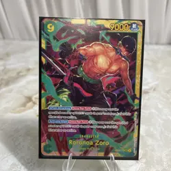 One Piece TCG-Roronoa Zoro OP06-118 Secret Rare-Wings of the Captain - Image 1