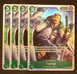 One Piece Tashigi OP10-032 Playset (x4) - Royal Blood SR - Image 1