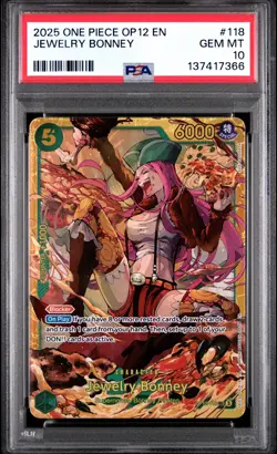 2025 One Piece Jewelry Bonney - Legacy of the Master OP12 #118 PSA 10 EN - Image 1
