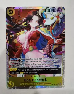 Boa Hancock SR The Azure Sea's Seven OP14-112 NM Super Rare One Piece - Image 1