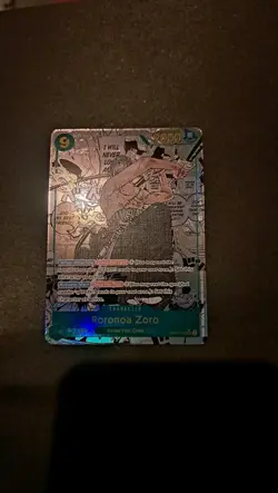 Roronoa Zoro One Piece Ccg PRB01 Manga Alt Art Op02-018 Mint/near Mint Condition - Image 3
