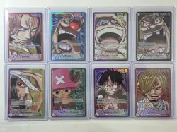 One Piece Leader ALT ART Lot-Luffy, Shanks, Buggy, Chopper, Sanji, Robin, Teach - Image 1