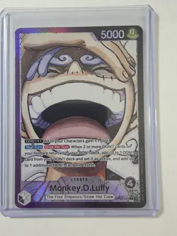 One Piece Leader ALT ART Lot-Luffy, Shanks, Buggy, Chopper, Sanji, Robin, Teach - Image 2