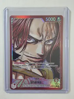 One Piece Leader ALT ART Lot-Luffy, Shanks, Buggy, Chopper, Sanji, Robin, Teach - Image 4
