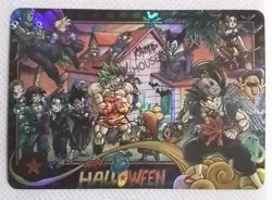 Happy Halloween Bulma Goku DRAGON BALL Silver Anime ACG Waifu Holo Card - Image 1