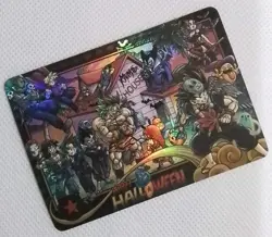 Happy Halloween Bulma Goku DRAGON BALL Silver Anime ACG Waifu Holo Card - Image 2