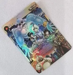 Chi-Chi & Goku Aladdin DRAGON BALL Silver Anime ACG Waifu Holo Card Magic - Image 2