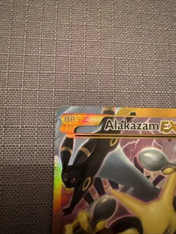 Pokemon TCG Alakazam EX Full Art Holo Ultra Rare Secret 2016, 125/124 Card - Image 2