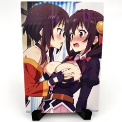KonoSuba Megumin Yunyun Sexy Anime Waifu Girl Doujin Lewd Goddess Story Art Card - Image 2