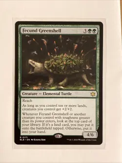 Fecund Greenshell Magic the Gathering Bloomburrow Card 171 - Image 1