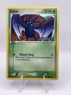 Zubat Stamped Pokemon TCG 88/113 Delta Species Reverse Holo Near Mint Card - Image 1