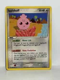 Igglybuff 21/100 Pokemon Card TCG Crystal Guardians Non Holo LP - Image 1