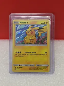 Pokemon TCG Pikachu SM206 Black Star Promo Holo Card Near Mint Nm - Image 2