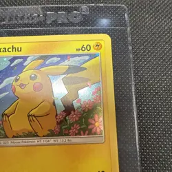 Pikachu SM206 Sun & Moon Rare Holo Promo Pokemon Card Galaxy Swirl - Image 3