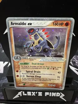 Armaldo EX Legend Maker Holo Card #84/92 Vintage Pokemon Fossil Rare - Image 1