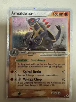 Armaldo EX Legend Maker Holo Card #84/92 Vintage Pokemon Fossil Rare - Image 2