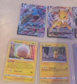 Pokemon Cards Lot With Halos, Unopened Packs, And Tin - 89 Cards Total - Image 2