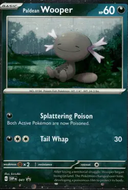 Paldean Wooper #041 Pokemon SV: Scarlet & Violet Promo Cards - Image 1