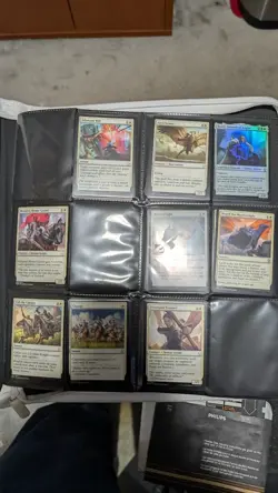 Magic the Gathering partial set of Dominaria in binder - Image 2