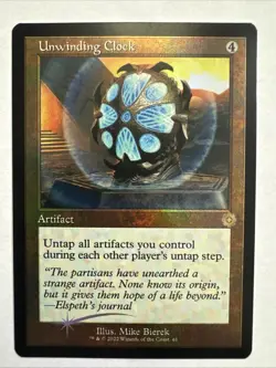 Unwinding Clock (Foil) - The Brothers' War: Retro Frame Artifacts - Image 1