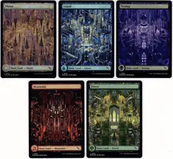 MTG Murders at Karlov Manor Set of Full Art Lands Foil (Common) - Image 2