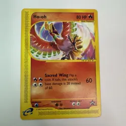 Ho-Oh # 52 WOTC Black Star PROMO Pokemon Stamped Card LP+ - Image 1